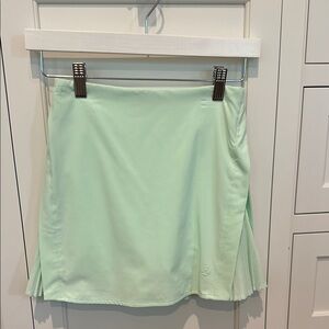 Lululemon Mint Green A-line Mini Skirt Pleated Casual-Never Worn Sz 0